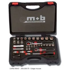 Coffret Douilles Traversantes 59 Pièces MOB OUTILLAGE