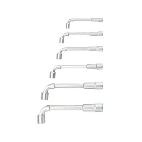 HELIOTRADE Jeu De 6 Clés à Pipe Débouchées 6 Pans De 8 à 19 Mm 3 HELIOTRADE Jeu De 6 Clés à Pipe Débouchées 6 Pans De 8 à 19 Mm