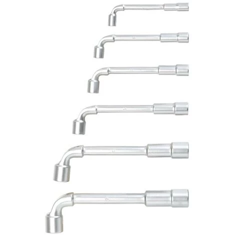 HELIOTRADE Jeu De 6 Clés à Pipe Débouchées 6 Pans De 8 à 19 Mm 5 HELIOTRADE Jeu De 6 Clés à Pipe Débouchées 6 Pans De 8 à 19 Mm – Image 3
