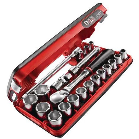 Coffret De 21 Pièces 1/2 6 Pans - FACOM - SL.DBOX1PB 3 Coffret De 21 Pièces 1/2 6 Pans - FACOM - SL.DBOX1PB