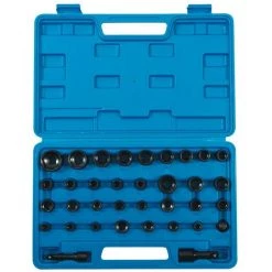 SILVERLINE COFFRET DOUILLES A CHOC METRIQUES + POUCES 35 PCES -Clés et douilles Soldes 12310676 2