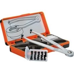 AMF Jeu De Clés à Ergots Réglables, Quantité : 7 Pièces, Distance Entre Les Tenons 8-100 Mm