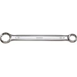 FP Clé Polygonale Double Coudée, DIN 837 B, Poli, Cote S/plats : 10 X 11 Mm, Long. 127 Mm