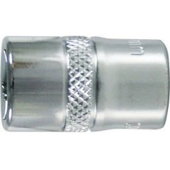 FP Douille 3/8'', Poli, Cote S/plats : 10 Mm, Long. 28 Mm