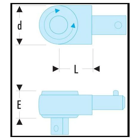 Cliquet Pour Clé Dynamométrique 9x12 Mm 1/2 FACOM - S.372V 4 Cliquet Pour Clé Dynamométrique 9x12 Mm 1/2 FACOM - S.372V – Image 2