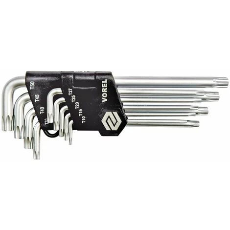 VOREL Clés Torx De Sécurité 9 Pcs 4 VOREL Clés Torx De Sécurité 9 Pcs – Image 2