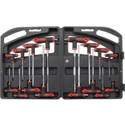 BGS DIY CLES 6 PANS ET TORX AVEC POIGNEE EN T - JEU DE 16 TOURNEVIS EN T