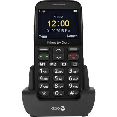 Téléphone Portable Pour Séniors Primo By DORO 366 Avec Station De Charge, Touche SOS Noir 3 Téléphone Portable Pour Séniors Primo By DORO 366 Avec Station De Charge, Touche SOS Noir
