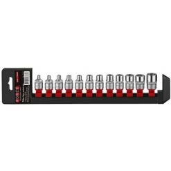 FORCE DOUILLES TORX FEMELLES E4 à E20 SUR REGLETTE