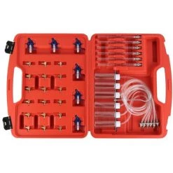 OOBEST Testeur D'Etancheite Kit Diagnostique Testeur Injecteur Carburant Diesel Common Rail 24 Adaptateurs -Clés et douilles Soldes 13898884 4