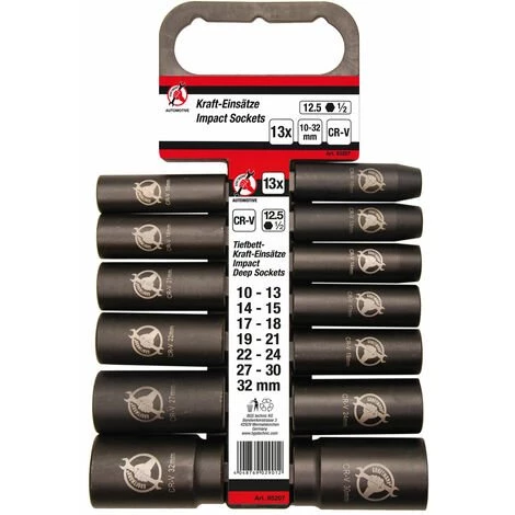 BGS DIY JEU DE 13 DOUILLES IMPACT A CHOCS PROFONDES 1/2 DE 10 A 32 MM 3 BGS DIY JEU DE 13 DOUILLES IMPACT A CHOCS PROFONDES 1/2 DE 10 A 32 MM