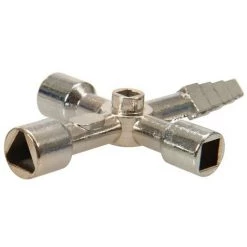 SILVERLINE Clé Multifonction Pour Compteurs - Plat, En Croix, Triangulaire Et Carré 8 SILVERLINE Clé Multifonction Pour Compteurs - Plat, En Croix, Triangulaire Et Carré -Clés et douilles Soldes 14325484 3