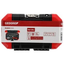 Gedore RED R49003016 Jeu De Clés à Douille 16 Pièces 3300050 -Clés et douilles Soldes 15884855 4
