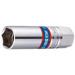 KING TONY Douille Magnétique Pour Bougie 6 Pans 3/8" - 16 Mm L. 70 Mm