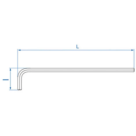 KING TONY Clé Mâle Coudée 6 Pans Extra Longue En Pouces - 3/16" L. 160 Mm 4 KING TONY Clé Mâle Coudée 6 Pans Extra Longue En Pouces - 3/16" L. 160 Mm – Image 2