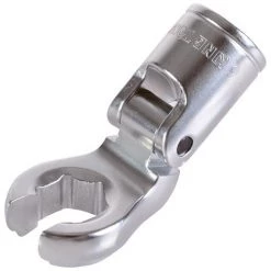 KING TONY Douille CROWFOOT à Tuyauter Articulée à 200° Métrique 3/8" - 10 Mm