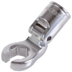 KING TONY Douille CROWFOOT à Tuyauter Articulée à 200° Métrique 3/8" - 17 Mm