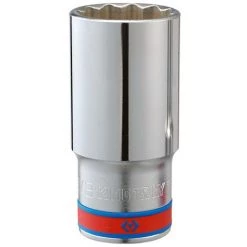 KING TONY Douille Longue En Pouces 12 Pans 1/2" - 11/16" L. 77 Mm