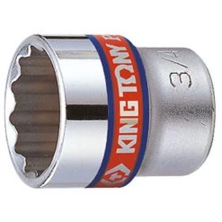 KING TONY Douille Standard En Pouces 12 Pans 3/8" - 5/16"