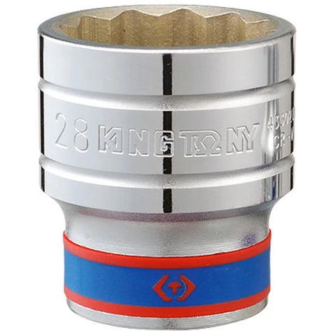 KING TONY Douille Standard Métrique 12 Pans 1/2" - 30 Mm 3 KING TONY Douille Standard Métrique 12 Pans 1/2" - 30 Mm