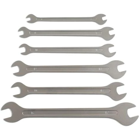 JEU DE 6 CLES A FOURCHES ULTRA MINCES LASER TOOLS, EXTRA PLATES 3 JEU DE 6 CLES A FOURCHES ULTRA MINCES LASER TOOLS, EXTRA PLATES