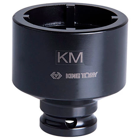 KING TONY Douille à Choc à Ergots Intérieurs 1/2" Pour écrous à Encoches - KM6 D. 45 Mm L. 60 Mm 3 KING TONY Douille à Choc à Ergots Intérieurs 1/2" Pour écrous à Encoches - KM6 D. 45 Mm L. 60 Mm
