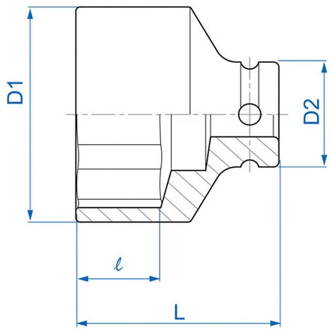 KING TONY Douille à Choc Standard En Pouces 6 Pans 1/2" - 9/16" 4 KING TONY Douille à Choc Standard En Pouces 6 Pans 1/2" - 9/16" – Image 2