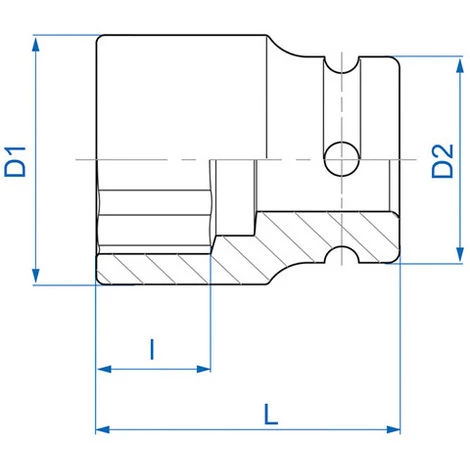 KING TONY Douille à Choc Standard En Pouces 6 Pans Carré Conducteur Fin 3/4" - 1-1/16" 4 KING TONY Douille à Choc Standard En Pouces 6 Pans Carré Conducteur Fin 3/4" - 1-1/16" – Image 2