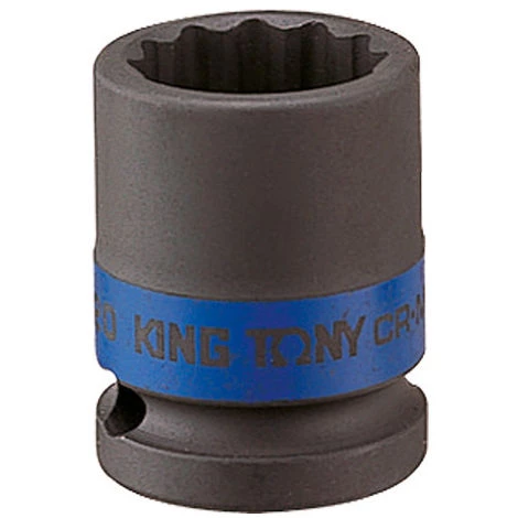 KING TONY Douille à Choc Standard Métrique 12 Pans 1/2" - 18 Mm 3 KING TONY Douille à Choc Standard Métrique 12 Pans 1/2" - 18 Mm