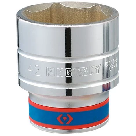 KING TONY Douille Standard Métrique 6 Pans - 54 Mm 3 KING TONY Douille Standard Métrique 6 Pans - 54 Mm