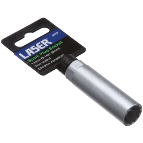 LASER TOOLS DOUILLE BOUGIE De 14 Mm PAROI MINCE - LASER 4376 3 LASER TOOLS DOUILLE BOUGIE De 14 Mm PAROI MINCE - LASER 4376