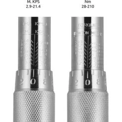 TECTAKE Kit Clé Dynamométrique 5 Pièces - Clé Plate, Clé à Douille, Clé De Torsion - Argent -Clés et douilles Soldes 18474187 5