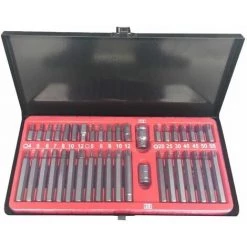 EQUIPEMENT EXPRESS SICOBA Coffret 40 Embouts Mâles Pour Allen Et Torx Chrome Vanadium Zxn