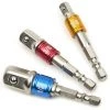 ASUPERMALL 3Pcs / Set Hex Meche Socket Adapter Electric Drive Impact Driver 3 Taille -Clés et douilles Soldes 20722696 1
