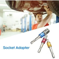 ASUPERMALL 3Pcs / Set Hex Meche Socket Adapter Electric Drive Impact Driver 3 Taille 10 ASUPERMALL 3Pcs / Set Hex Meche Socket Adapter Electric Drive Impact Driver 3 Taille -Clés et douilles Soldes 20722696 4