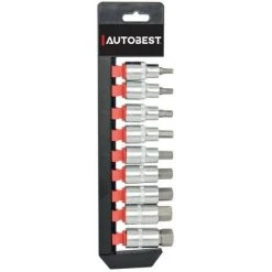 AUTOBEST Jeux De 9 Douilles Embouts 6 Pans BTR - Carré 1/2'' -Clés et douilles Soldes 23419642 3