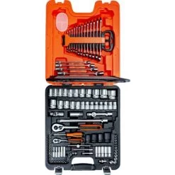 BAHCO S106 Coffret 106 Pièces Douilles/clés Mixtes/cliquets 1/4 Et 1/2