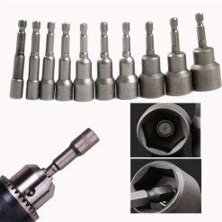 UNHO 10 X Douille Torx Magnétique Adaptateur Embout En Acier Chromé Vanadium Mandrin Pans Carré Hexagonal 6-19mm 1/4" Drill Bit 9 UNHO 10 X Douille Torx Magnétique Adaptateur Embout En Acier Chromé Vanadium Mandrin Pans Carré Hexagonal 6-19mm 1/4" Drill Bit -Clés et douilles Soldes 24075362 3