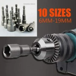 UNHO 10 X Douille Torx Magnétique Adaptateur Embout En Acier Chromé Vanadium Mandrin Pans Carré Hexagonal 6-19mm 1/4" Drill Bit 11 UNHO 10 X Douille Torx Magnétique Adaptateur Embout En Acier Chromé Vanadium Mandrin Pans Carré Hexagonal 6-19mm 1/4" Drill Bit -Clés et douilles Soldes 24075362 5