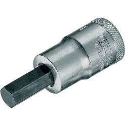 GEDORE WERKZEUGFABRIK Jeu De Clés à Douille IN 19 (AF) 1/2 ? 6 Pans Creux Ouverture De Clé 5/16 ? Longueur 60 Mm