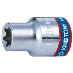 KING TONY Douille Standard Pour Vis Mâles Torx 3/8" - E4