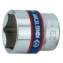 KING TONY Douille Standard Métrique 6 Pans 3/8" - D. 18 Mm