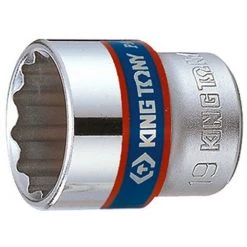 KING TONY Douille Standard Métrique 12 Pans 3/8" - D. 14 Mm