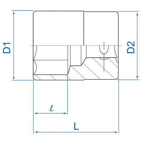 KING TONY Douille Standard Métrique 12 Pans 3/8" - D. 11 Mm 4 KING TONY Douille Standard Métrique 12 Pans 3/8" - D. 11 Mm – Image 2