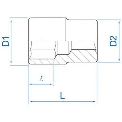 KING TONY Douille Standard Métrique 6 Pans 1/4" - D. 3,2 Mm 5 KING TONY Douille Standard Métrique 6 Pans 1/4" - D. 3,2 Mm -Clés et douilles Soldes 25895001 2