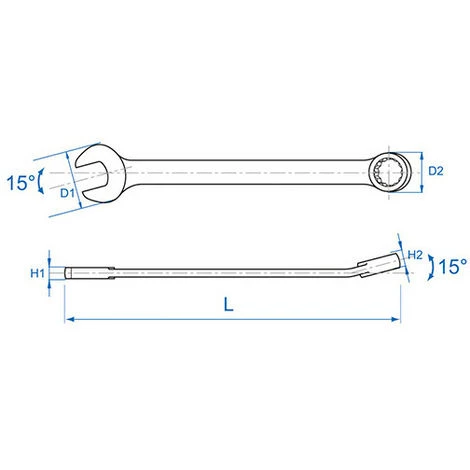 KING TONY Clé Mixte Métrique - D. 8 Mm 4 KING TONY Clé Mixte Métrique - D. 8 Mm – Image 2