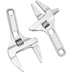 LITZEE Clé à Molette Grande Ouverture Clés à Clés De Salle De Bains Large Mâchoire 16-68 Mm Clés à Clés En Alliage D'aluminium Shank Plombier Outil à Main -Clés et douilles Soldes 26310816 2