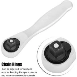 LANGRAY 6.35mm 1/4 De Pouce à Mini-clé à Cliquet Et Outil Multifonctionnel - Tournevis à Cliquet Rapides Outil De Traitement Par Lots De Douilles Rapides(Square Head Wrench) -Clés et douilles Soldes 27074755 3