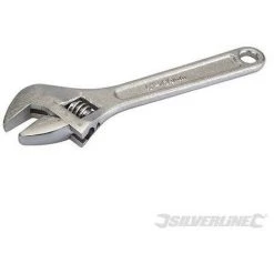 SILVERLINE Clé à Molette, Long. 150 Mm - Mâchoires 17 Mm, Long. 150 Mm - Machoires 17 Mm