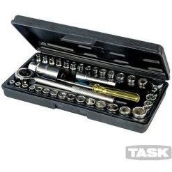 TASK Coffret De Douilles, 40 Pcs, 40 Pcs